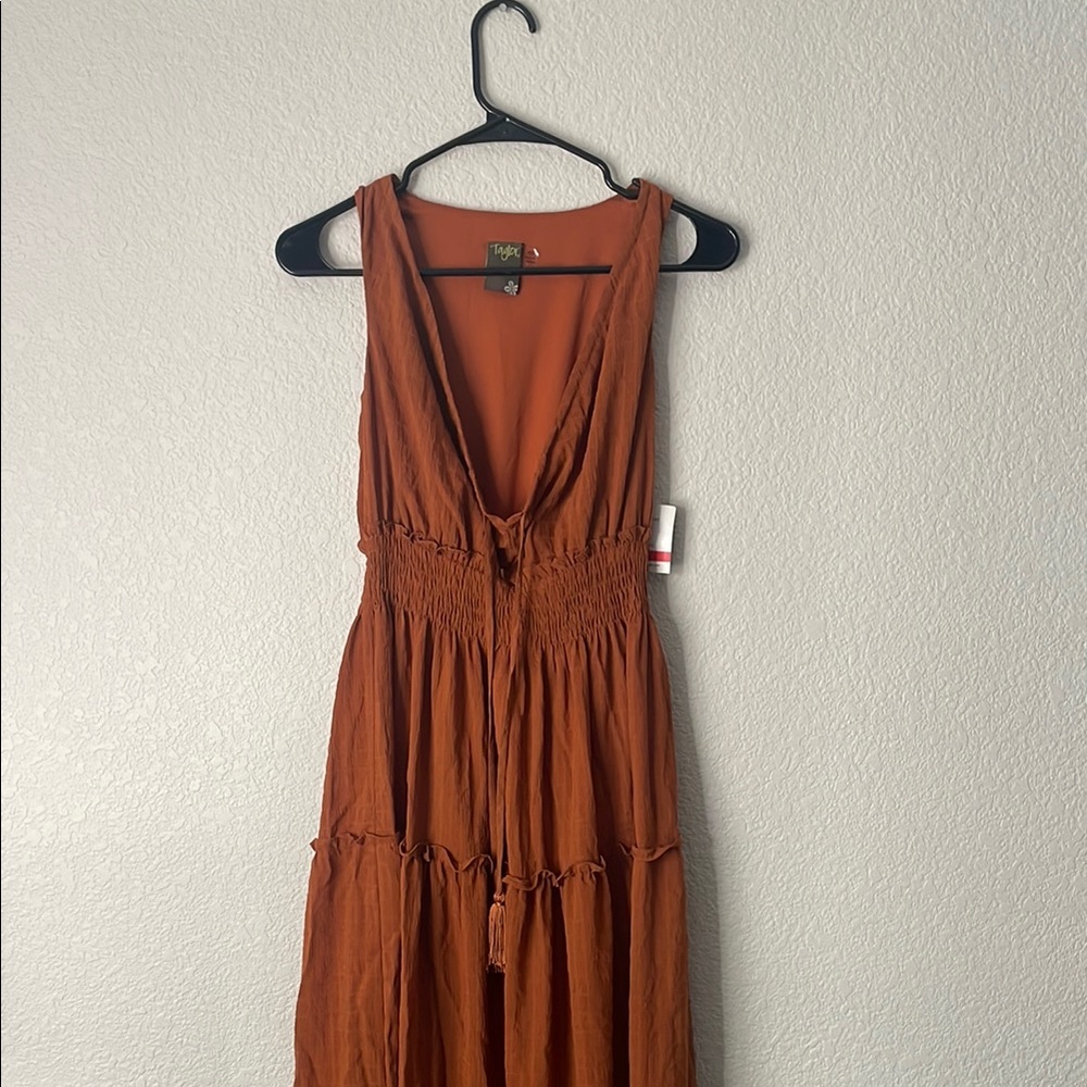 Taylor Women's Orange Maxi Dress